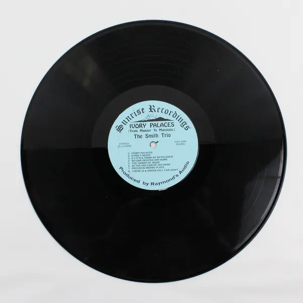 The Smith Trio Ivory Palaces (From Manger To Mansions) Sunrise Recordings LP