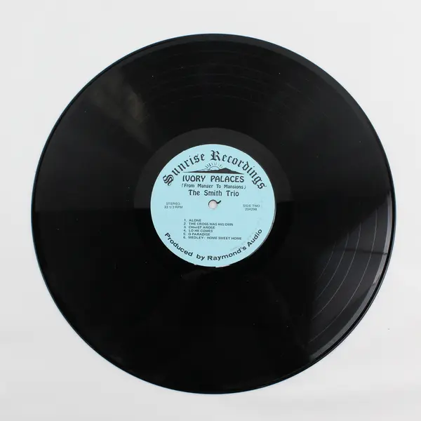 The Smith Trio Ivory Palaces (From Manger To Mansions) Sunrise Recordings LP