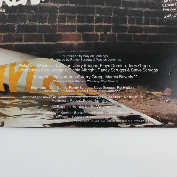 Waylon Jennings – It's Only Rock & Roll 12" Vinyl Record