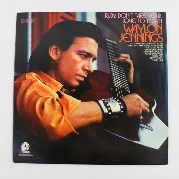 Waylon Jennings Ruby Don't Take Your Love to Town 12" Vinyl Record