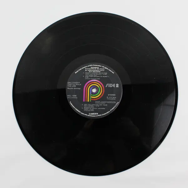 Waylon Jennings Only Daddy That'll Walk The Line 12" Vinyl LP Record