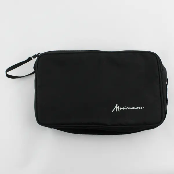 Musicmovers 12 CD Black Nylon Media Travel Carry Bag