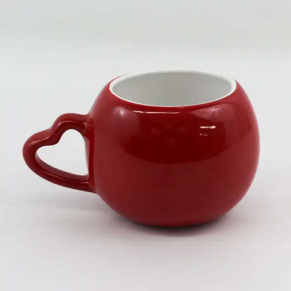Teleflora M&M's Red Heart Handle Ceramic Coffee Mug