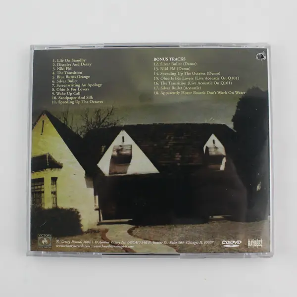 Hawthorne Heights The Silence In Black And White 2005 CD W/Bonus Tracks & DVD 