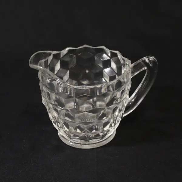 Lot of 3 Fostoria American Creamers And Open Sugar Bowl