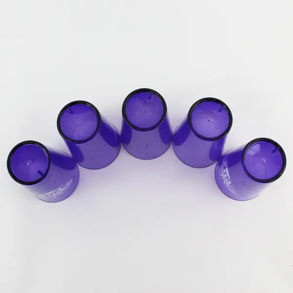 Lot of 5 Phoenix Suns Purple Plastic Drinking Glasses Tumblers
