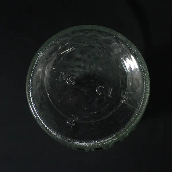 CFG Clear Faceted Glass Vase 9-1/4 in Tall