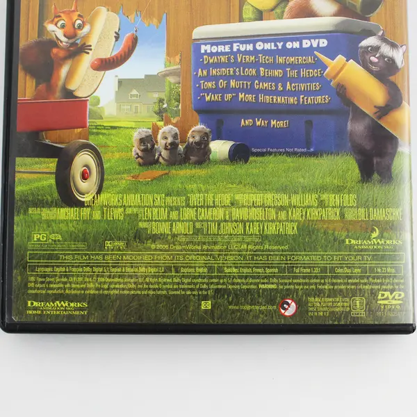 Over the Hedge (DVD, Fullscreen,Tim Johnson/Karey Kirkpatrick, 2006, Dreamworks)