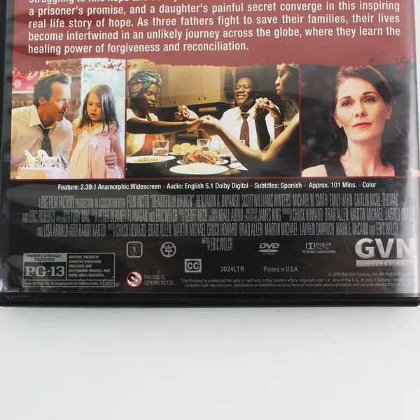 Beautifully Broken (DVD, 1 Disc, Eric Welch, 2018, Big Film Factory, Christian)