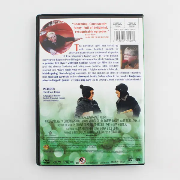 A Christmas Story Directed By Bob Clark (DVD, 1983, Warner Bros, Comedy/Holiday)