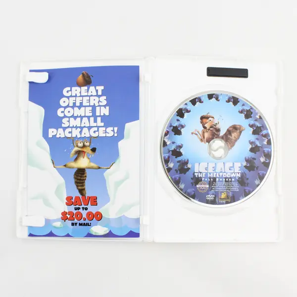 Lot Of 2 Ice Age (2002) And Ice Age: The Meltdown (2006, Full-Screen Edition)