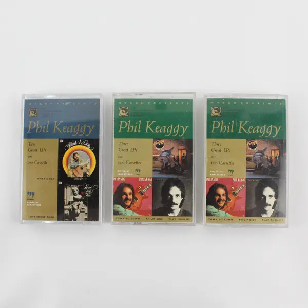 Lot of 3  Phil Keaggy Great LP's on Cassette Tapes Myrrh