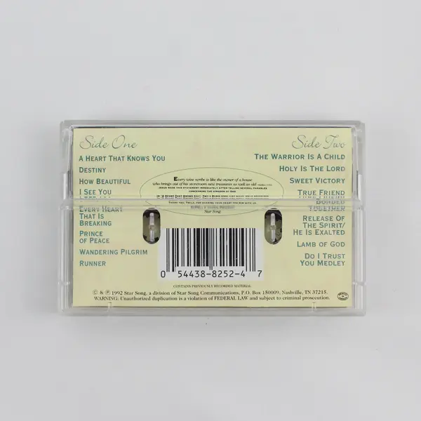Twila Paris A Heart That Knows You Cassette 1992 Star Song Cassette