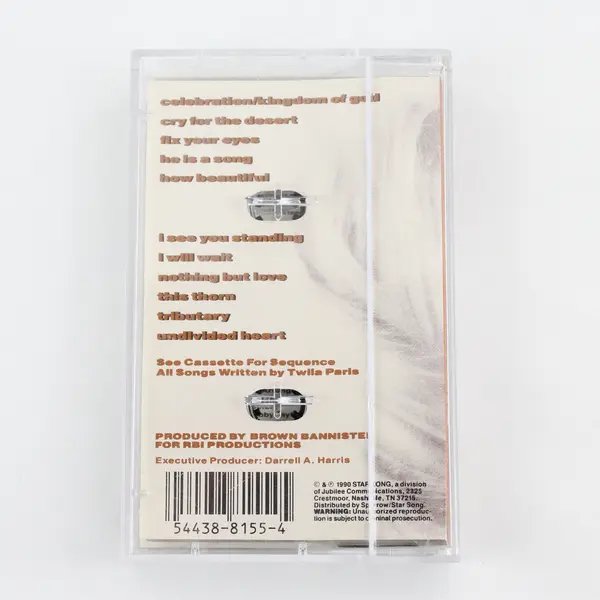 Twila Paris Cry For The Desert Cassette Tape 1990 Star Song