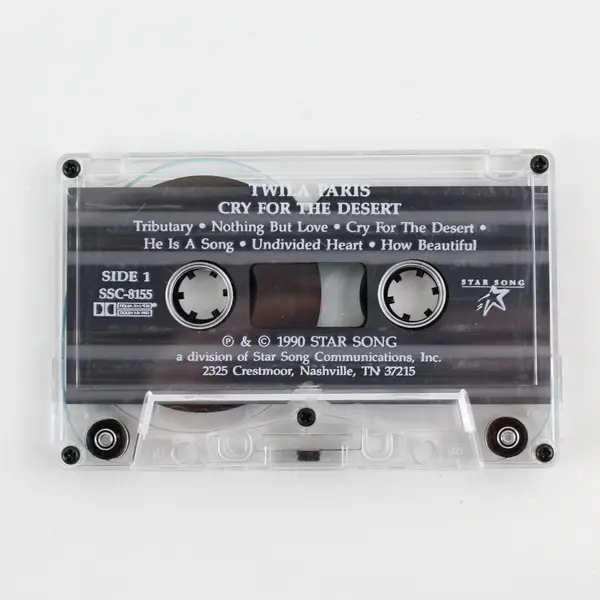 Twila Paris Cry For The Desert Cassette Tape 1990 Star Song