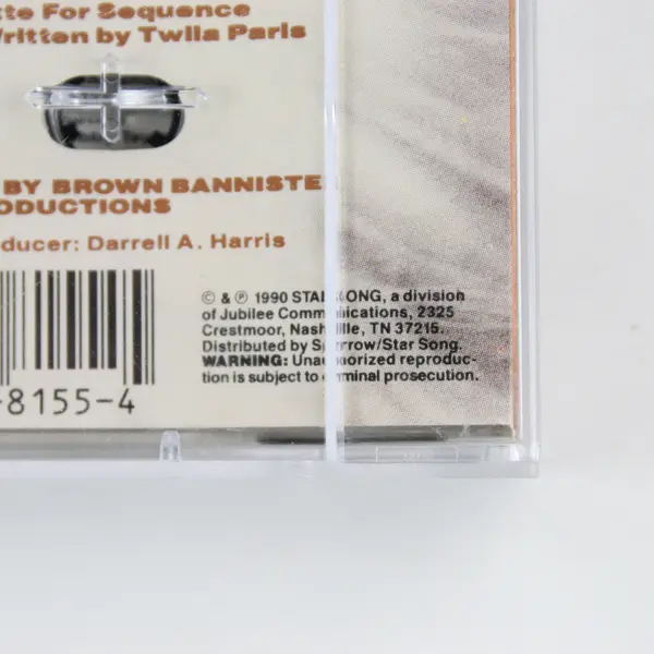 Twila Paris Cry For The Desert Cassette Tape 1990 Star Song