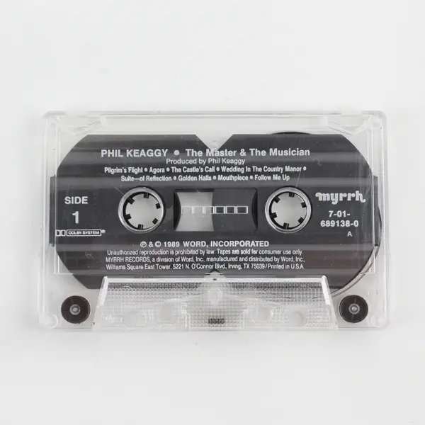 Phil Keaggy The Master & The Musician Cassette 1989 Rare