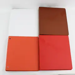 Lot of 4 Mixed Brand 1in 3-Ring Binders Assorted Colors School Office