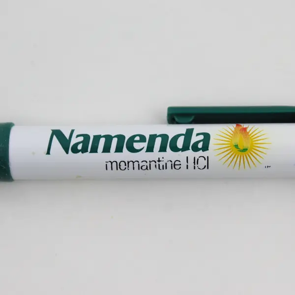 Namenda Memantine HCl Promotional Pen Pharmaceutical Ad Black Ink