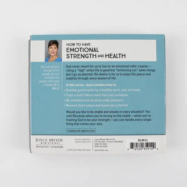 Joyce Meyer's How to Have Emotional Strength and Health 4-Disc Set 2018 Good