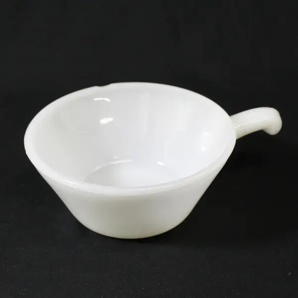 3 Anchor Hocking Fire King Anchor White Single Handle French Casserole Bowls