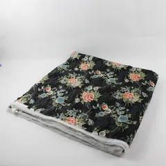Hoffman California Fabric Asian-Inspired Floral Pattern 2-1/4 Yds x 42 in