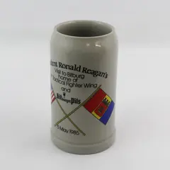 Ronald Reagan Germany Visit To Bitburg May 5 1985 Stoneware Stein Limited Issue