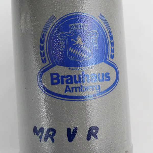 Gray Stoneware Brauhaus Amberg 1 L Beer Stein Germany