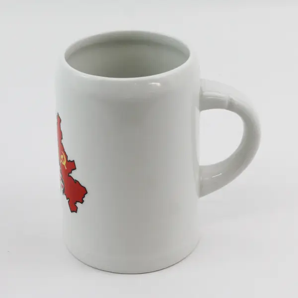 White Berlin Ceramic Souvenir Beer Stein 