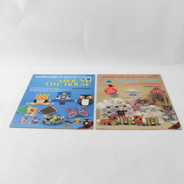 Plaid Enterprises Lot of 2 Leaflets Around the House Nursery Time 7518 7709