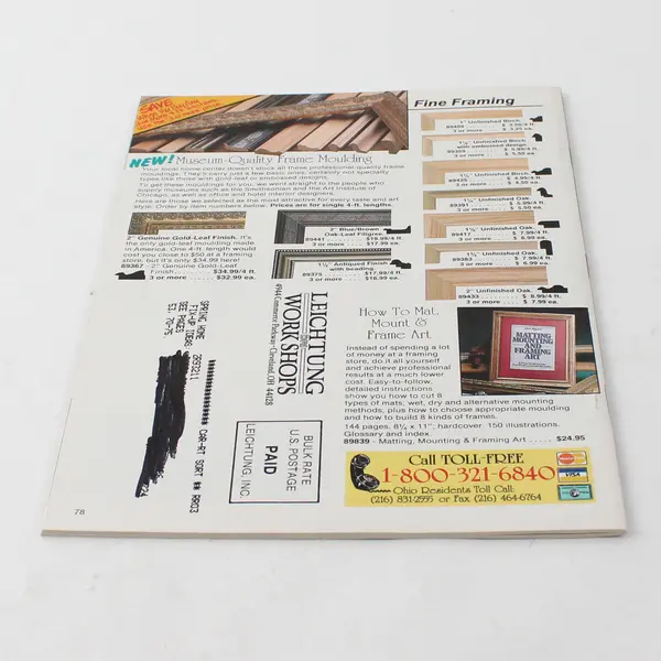 Leichtung Work Shops March 1989 15th Anniversary Year Catalog Paperback