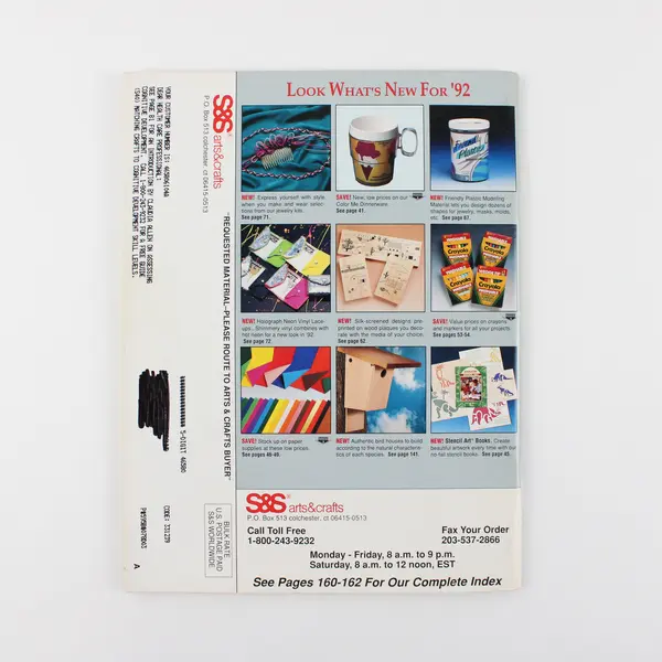 S&S Arts & Crafts 1992 Full Line Catalog For Education Therapy Recreation PB