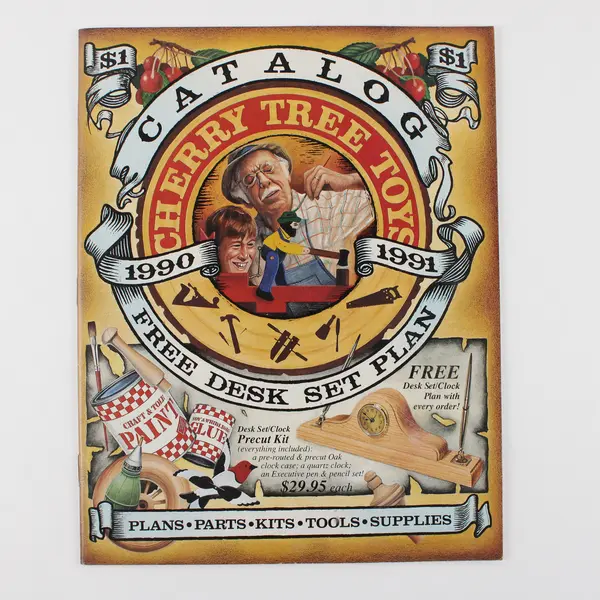 Vintage Cherry Tree Toys Catalog 1990-1991 Plans Parts Kits Tools Supplies PB