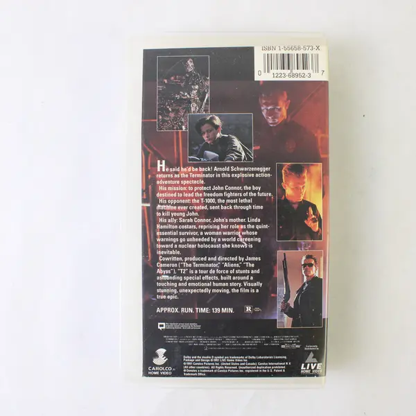 Terminator 2: Judgment Day (VHS, James Cameron, 1991, Carolco Home Video)