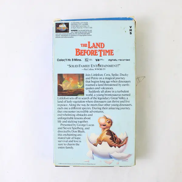 The Land Before Time  (VHS,  Don Bluth, 1994, MCA Universal Home Video)