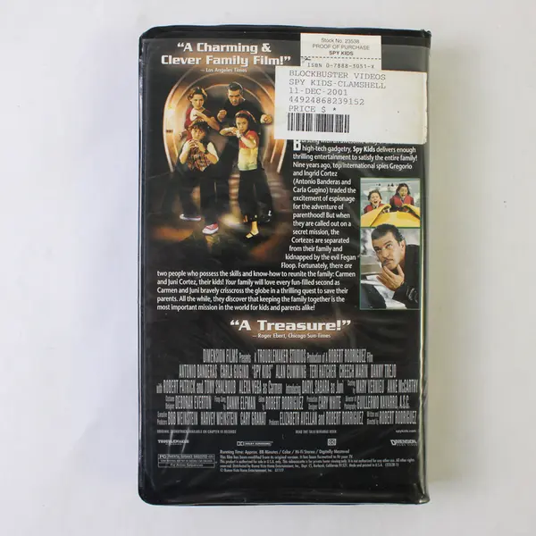 Spy Kids (VHS, 2001 , Family/Film)