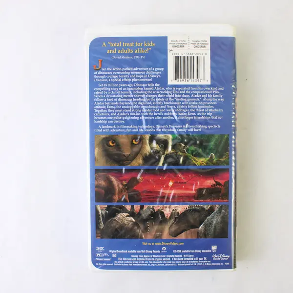 Dinosaur (VHS, 2000, Ralph Zondag/Eric Leighton, Walt Disney, Animated/Kids)