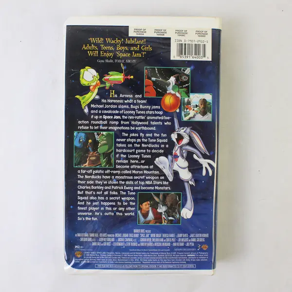 Space Jam Directed By Joe Pytka (VHS, 1997, Warner Bros, Michael Jordan)