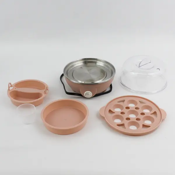 CWC Electric 7 Egg Cooker Pink Rapid Cook