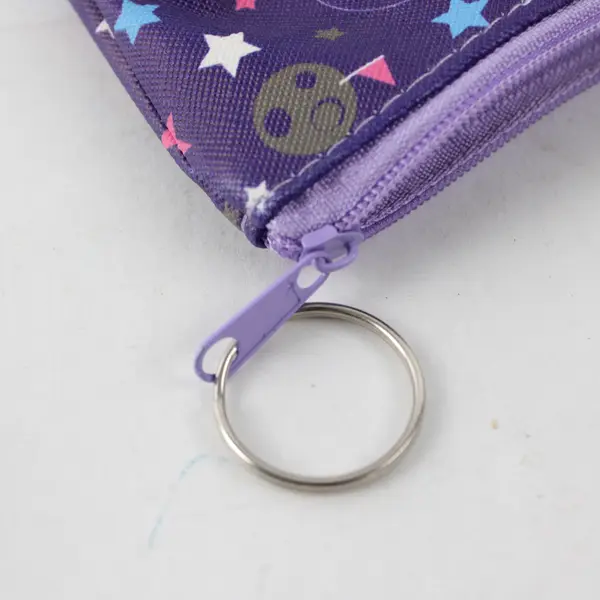 Pugs In Space Purple Zipper Pencil Case