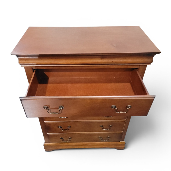 Traditional Colonial Style Wooden 5 Drawer Dresser - Local Pickup Only