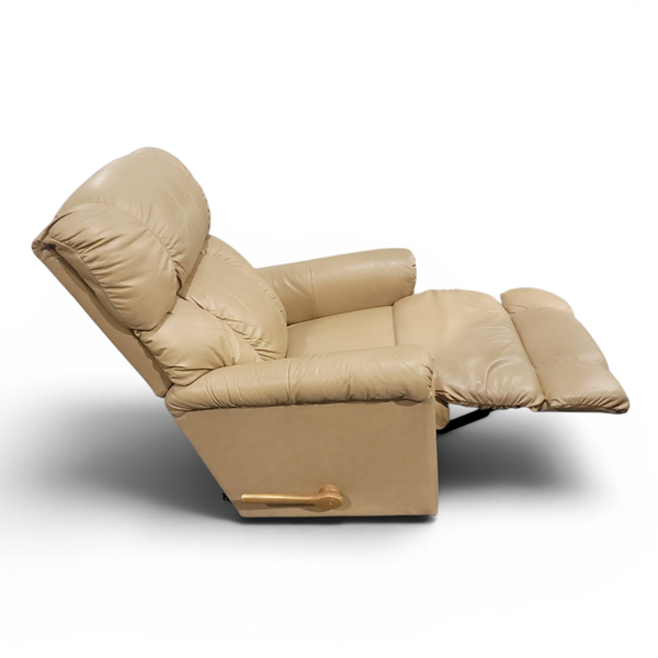 La-Z-Boy Beige Pinnacle Rocking Recliner Chair - Local Pickup Only