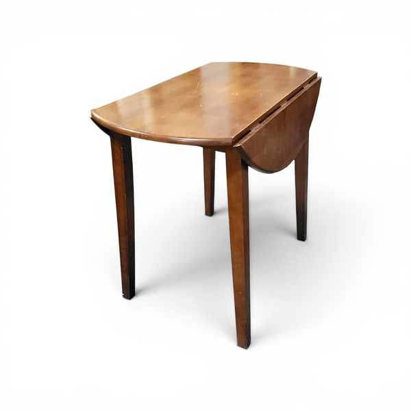 Pembroke Style Round Drop Leaf Wood Table 40 in - Freight/Local Pickup