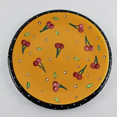 Bella Casa By Ganz 10.5" Dinner Plate Cherry Pattern