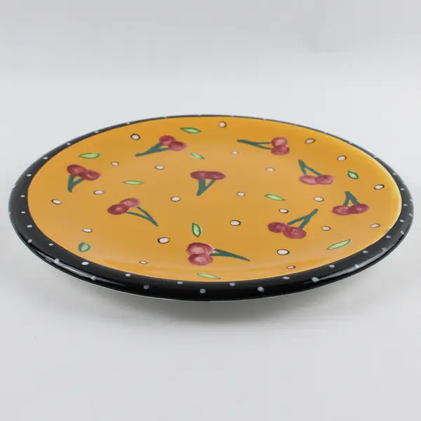Bella Casa By Ganz 10.5" Dinner Plate Cherry Pattern