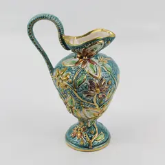 Vintage H. B. Quaregnon Belgian Ceramic Pitcher Vase 316 Mid-Century