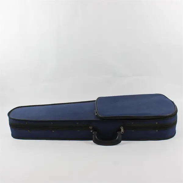 Unbranded Navy Blue 4/4 Full Size Violin Hard Case Triangular Shape Basic Pro.