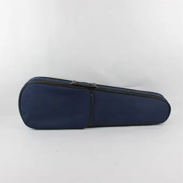 Unbranded Navy Blue 4/4 Full Size Violin Hard Case Triangular Shape Basic Pro.
