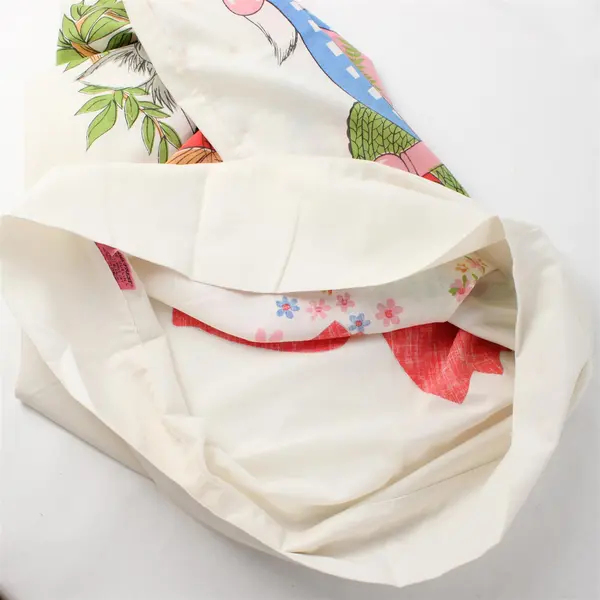 Vintage Sears Little Red Riding Hood Standard Muslin Pillowcase FLAWED