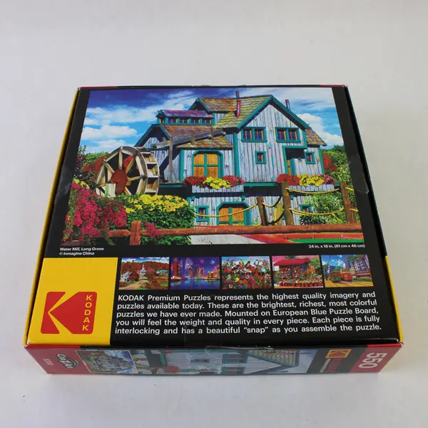 Kodak Premium 550 Piece Jigsaw Puzzle Water Mill